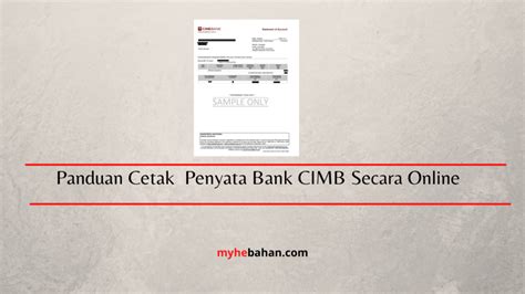Panduan Masuk CIMB Bank untuk Pemula